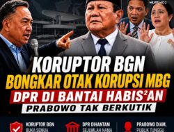 Koruptor BGN bongkar otak korupsi MBG DPR dibantai habis²an Prabowo tak berkutik