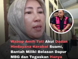 Wabup amih Tuti akui dadan hindayana kerabat suami, bantah miliki belasan dapur MBG dan tegaskan hanya punya empat dapur