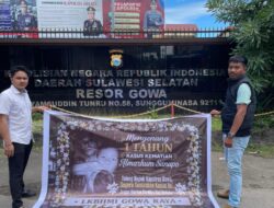 SATU TAHUN KASUS KEMATIAN ALMARHUM SANUPO BELUM TERUNGKAP, LKBHMI CABANG GOWA RAYA DESAK KAPOLRES GOWA EVALUASI PENANGANAN PERKARA