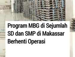 Program MBG di Sejumlah SD dan SMP di Makassar Berhenti Operasi