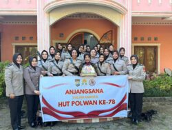 Sambut HUT Polwan ke-78, Polwan Polresta Gowa Rawat Silaturahmi dengan Para Senior