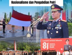 Wakapolda Sulteng Pimpin Upacara HUT ke-81 Kemerdekaan RI, Perkuat Nasionalisme dan Pengabdian Polri