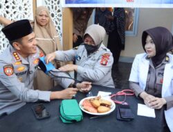 Satlantas Gowa Gelar Bakti Kesehatan Jelang HUT Lantas